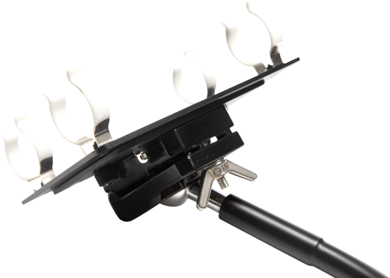 NANLITE T12 holder for 2 tubes w/ Gooseneck