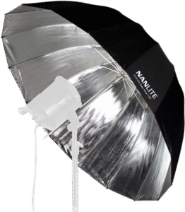 NANLITE Umbrella Deep silver 135cm