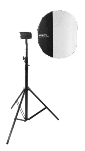 the Nanlite Forza Lantern Softbox with FM Mount combines the omnidirectional light quality of "China Balls" with the durability and portability of a modern softbox.