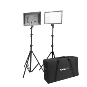 NANLITE Lumipad 25 LED 2 Light Kit with Stand + Bag