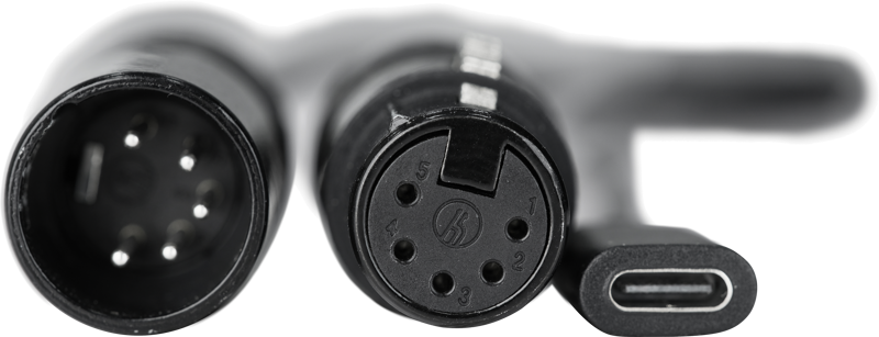 NANLITE USB-C to DMX Cable Splitter