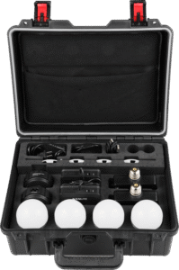 Kit NANLITE Pavotube T8-7X-4 Light kit  & Pavobulb 10C 4 Bulb kit