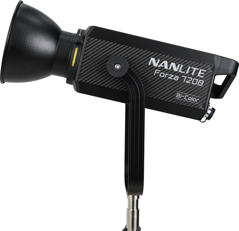 Form Reshaped.Forza 720 and 720B are the brightest Nanlite spotlights ever. They both offer remarkable luminance levels.