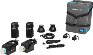 NANLITE Forza 500 II 2 Kit LED Spot Light with Trolley Case