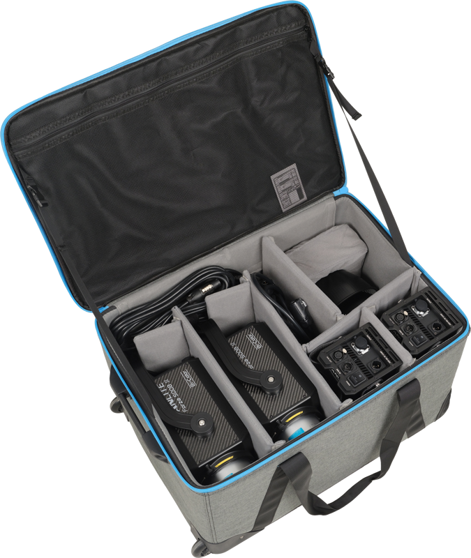 NANLITE Forza 500B II 2 Kit LED Spot Light with Trolley Case