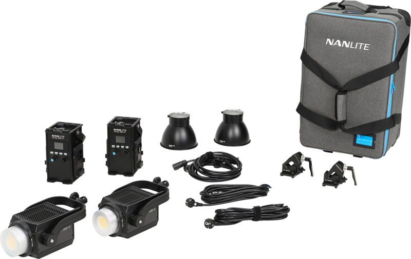 NANLITE Forza 300 II 2 Kit LED Spot Light with Trolley Case