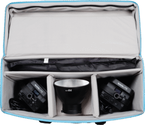 NANLITE FS-200B Bi-Colour 2 light kit with stand