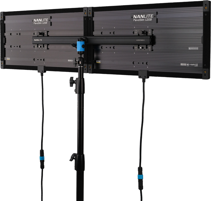 NANLITE Dual-Panel Coupler Kit with Softbox for Pavoslim 120B/120C