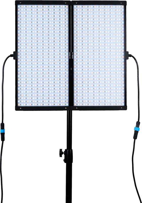 NANLITE Dual-Panel Coupler Kit with Softbox for Pavoslim 120B/120C