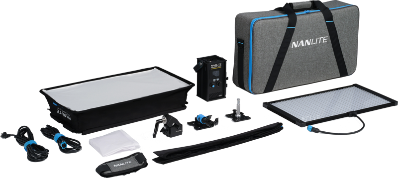 NANLITE PavoSlim 120B LED Panel with Quick Release Softbox & Clamp