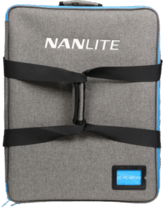 padded case that was designed to hold a Nanlite Forza 300B II or 500B II LED Spotlight