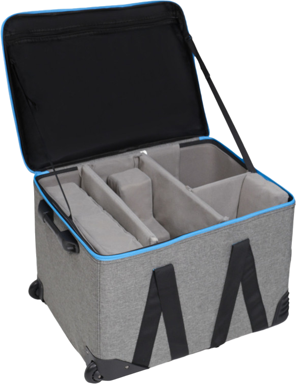 as well as an FL-20G Fresnel Lens (the light and fresnel are sold separately). There is also room in the case for the cables