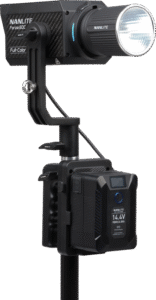 NANLITE V-Mount Battery Grip with 4-Pin XLR Connector