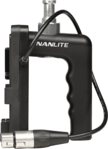 NANLITE V-Mount Battery Grip with 4-Pin XLR Connector