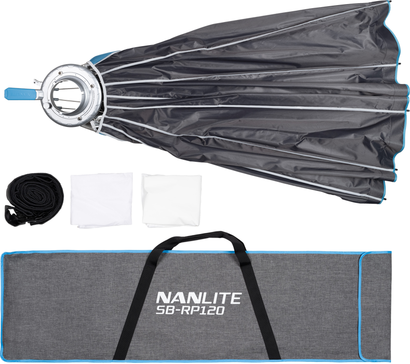 NANLITE Rapid 120 Parabolic Softbox SB-RP120  with Eggcrate