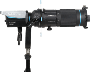 and features a zoom range from 18° to 36°—ideal for precise beam placement in studio or location work.
