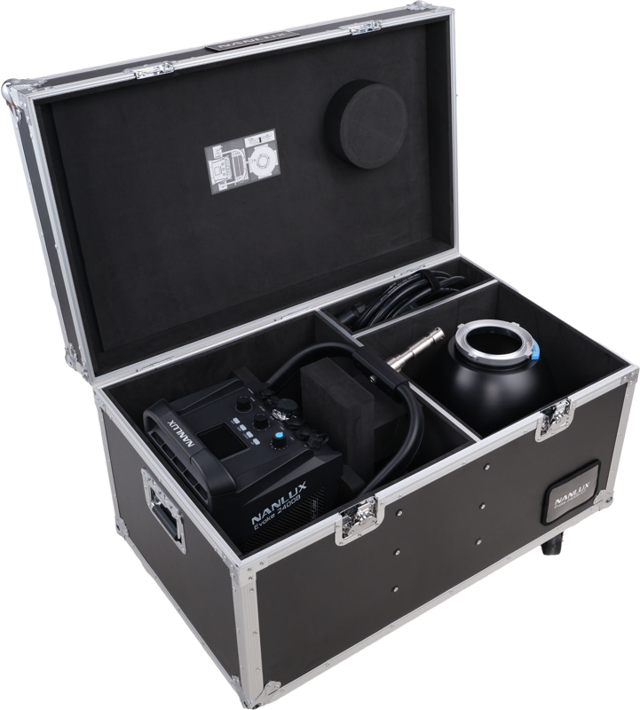 NANLUX Flight case for Evoke 2400B & reflector 45°