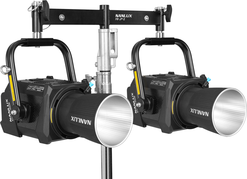 Nanlux FR-JP-2 Two-light Frame with Junior Pin to fit Evoke 1200/1200B LED Spot Light 5600K