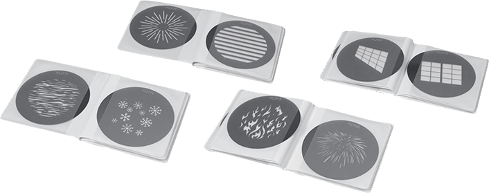 NANLUX NL Mount Projection Attachment GOBO Set 2