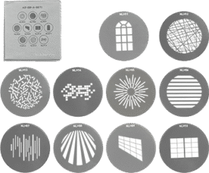 NANLUX NL Mount Projection Attachment GOBO Set 1