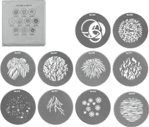 NANLUX NL Mount Projection Attachment GOBO Set 2