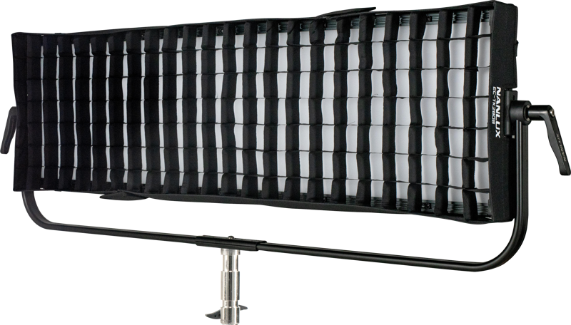 The Eggcrate for TK-280B/TK-450 LED Light from Nanlux is a fabric modifier that attaches easily to the fixture and narrows the beam spread. It also eliminates spill light and provides directional control to enable selective lighting