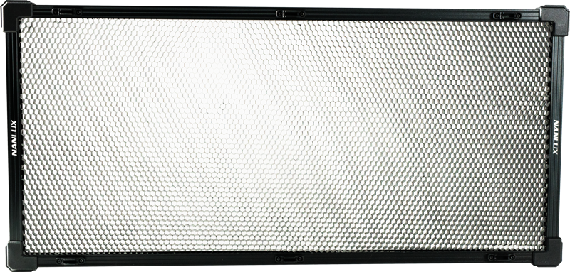 Nanlux honeycomb grid adds directionality to the light output and helps to control light spill. It also helps to reduce multiple shadows that traditional square grids can create.