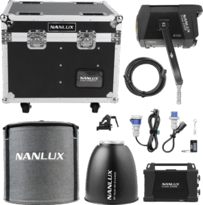 NANLUX Evoke 2400B Spot Light in Flight Case with 45° Reflector in soft bag