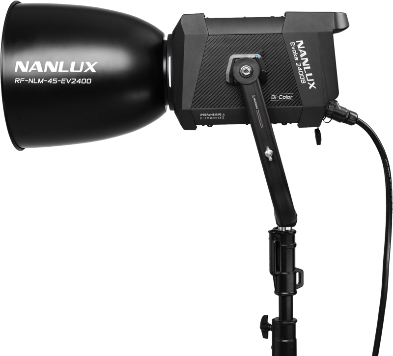 NANLUX Evoke 2400B Spot Light in Flight Case with 45° Reflector in soft bag