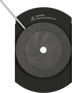 to control the lighting spread and adjust the beam size.