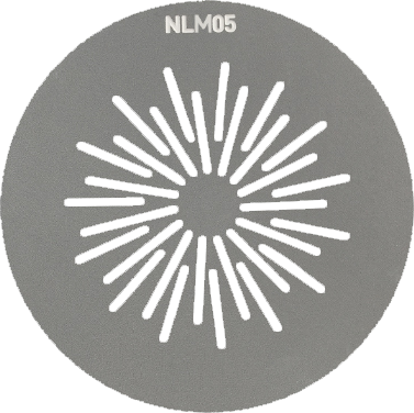 NANLUX NL Mount Projection Attachment GOBO Set 1