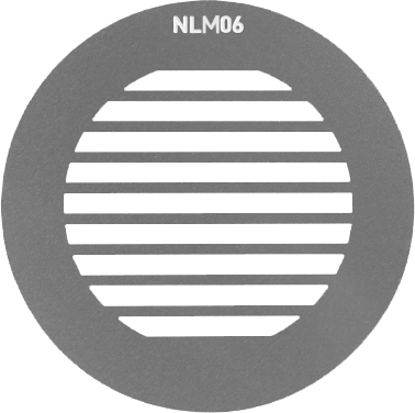 NANLUX NL Mount Projection Attachment GOBO Set 1