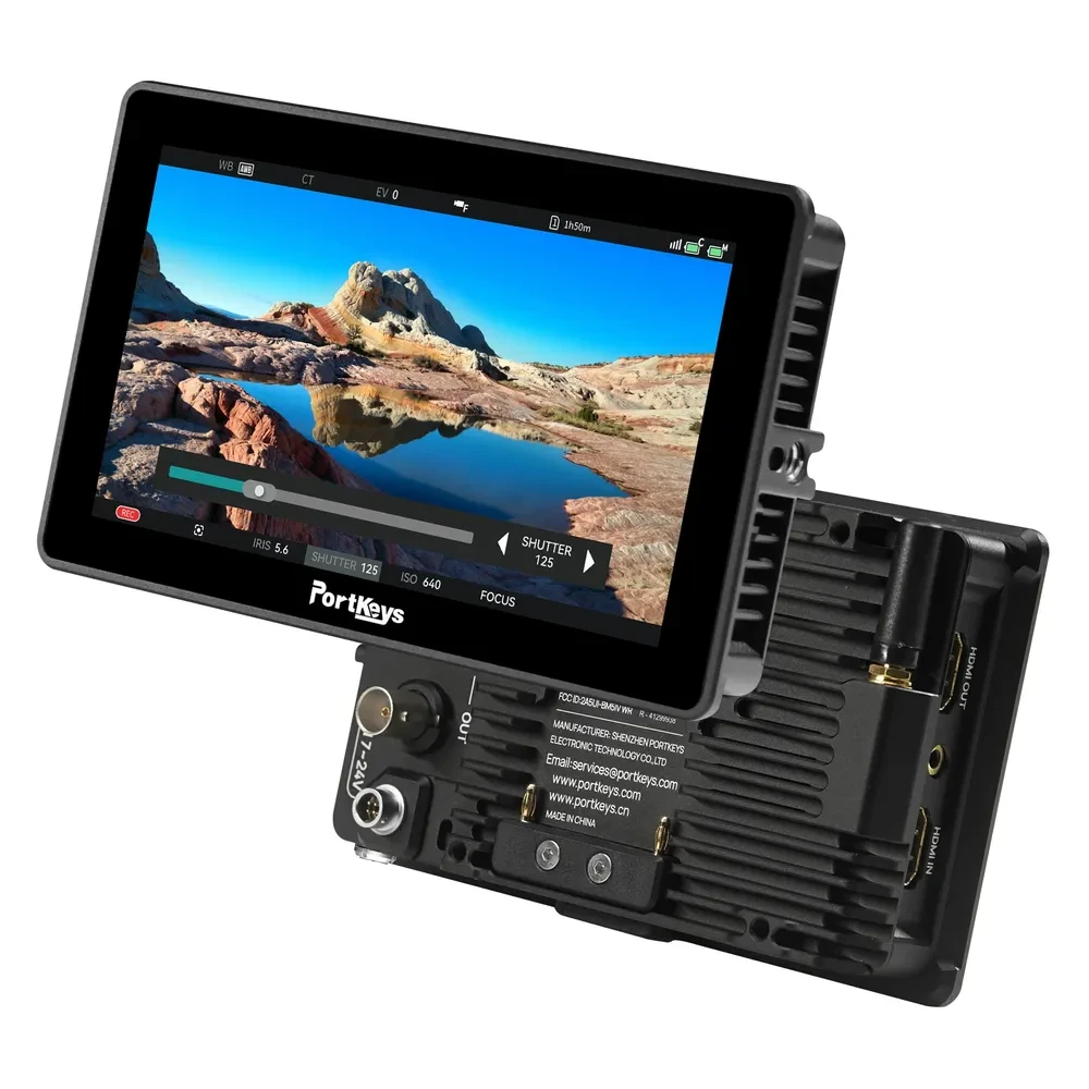 5.5″ PORTKEYS BM5IV WR 2000nits SDI/HDMI field monitor