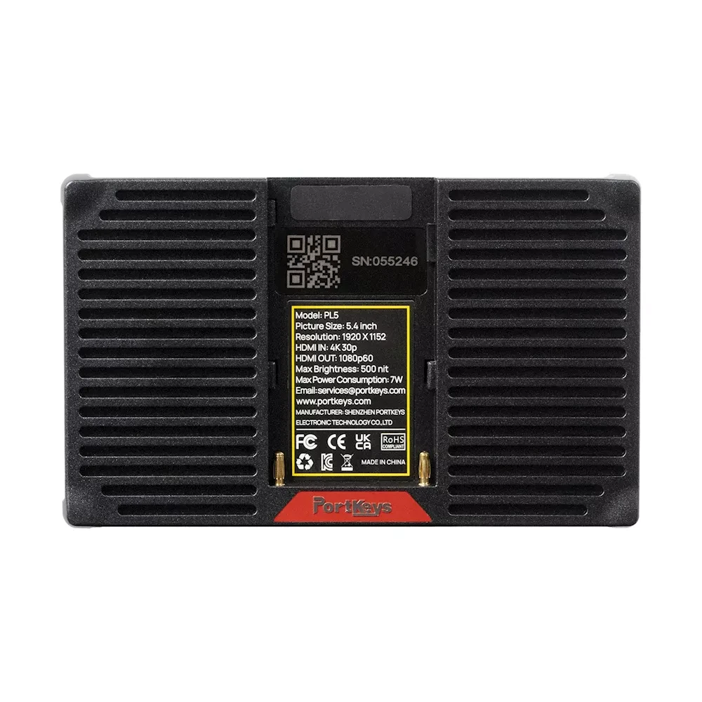 5.4" PORTKEYS PL5 4K HDMI touchscreen monitor