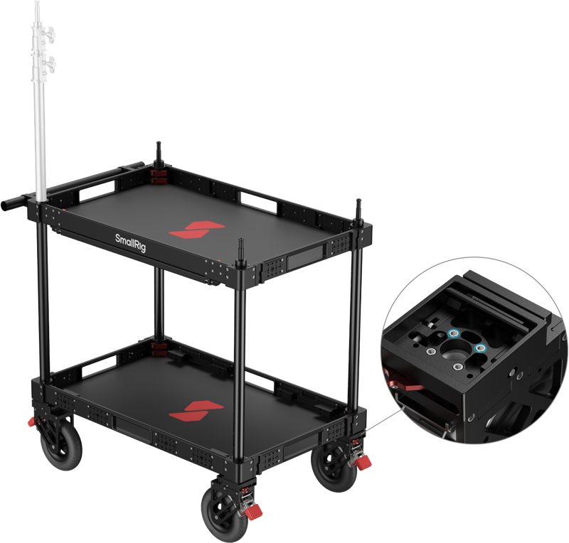 SMALLRIG 4573 36" Lightweight Video Production Camera Cart