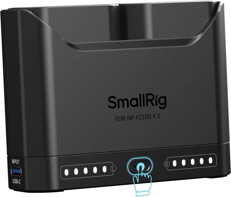 fully charging two batteries in approximately 2 hours for optimal efficiency.