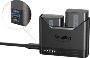 eliminating pop-up warnings while supporting in-camera power display and original charger use.&nbspEach battery delivers a true-rated output of 1030mAh