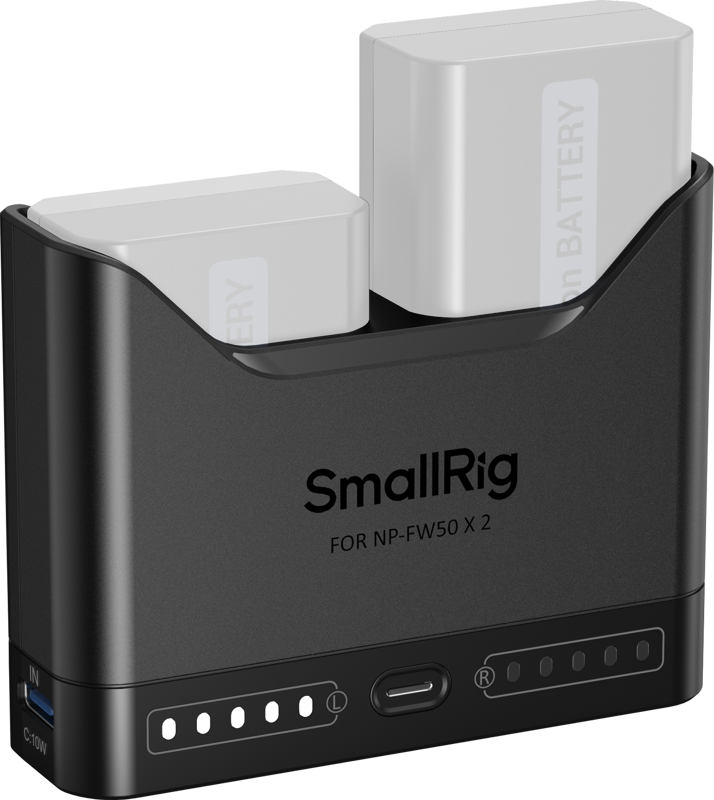 fully charging two batteries in approximately 1.5 hours for optimal efficiency.