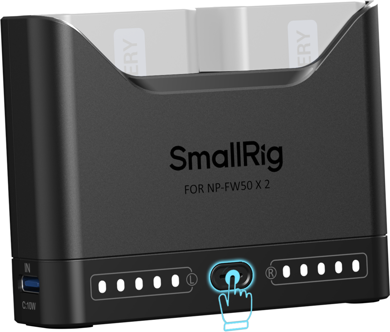 SMALLRIG 5493 Camera Battery Charger for NP-FW50