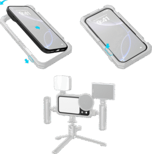 SMALLRIG 5793 FilMov Lightweight Photography Bumper Case for iPhone 17 Pro Max Black