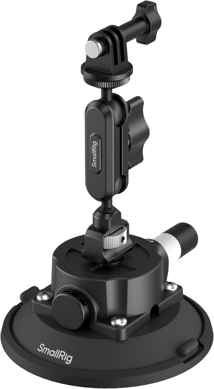 Consists of three components: a 4.5-inch suction cup