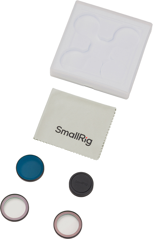 Specifically designed for the DJI Osmo Nano. This kit includes a 1/2 black diffusion filter