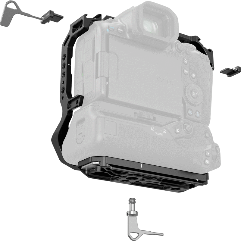 SMALLRIG 5623 Cage for Canon EOS R5 Mark II with Battery Grip BG-R20