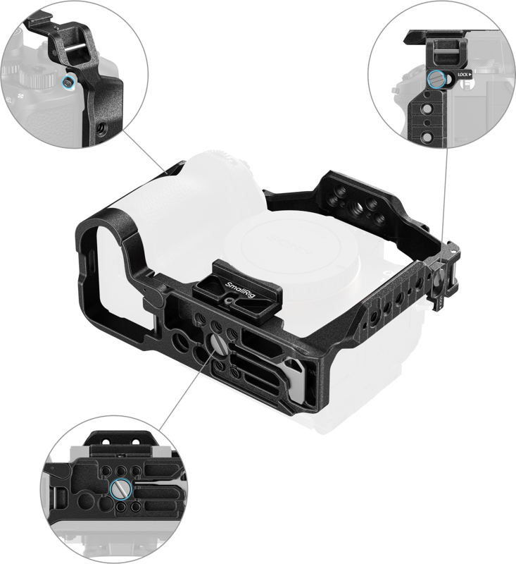 SMALLRIG 5642 Cage for Sony Alpha 1 II / Alpha 9 III