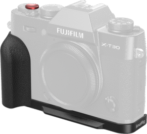 SMALLRIG 5663 L-Shaped Mount Plate with Silicone Handle for FUJIFILM X-T30 / T30 II / T30 III Black
