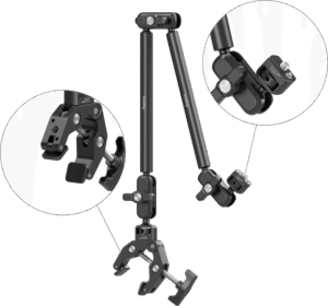 and action cameras.&nbspThe kit includes a 67cm adjustable magic arm with crab-shaped clamp