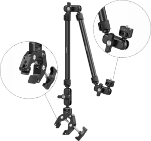 and action cameras.&nbspThe kit includes a 57cm adjustable magic arm with crab-shaped clamp