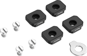 and a flat wrench. This system enables quick mounting of compact magnetic fill lights and lavalier microphones