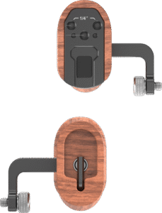 SMALLRIG 2093 Handle Wooden Universal Side