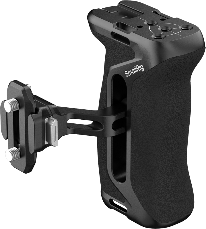 Designed to enhance dual handheld shooting stability during dynamic filming while providing essential expansion interfaces for accessories. The ergonomic handle accommodates both left and right-handed users